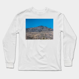 Mount Snowdon in Blue Long Sleeve T-Shirt